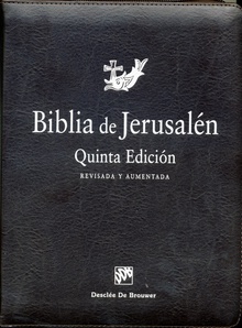 BIBLIA JERUSALÈN MANUAL CREMALLERA 5ª edición Manual totalmente revisada - Modelo con cremallera