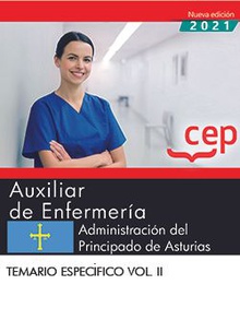 Auxiliar de Enfermería. Administración del Principado de Asturias. Temario Espec