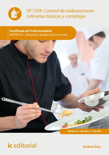 Control de elaboraciones culinarias básicas y complejas. HOTR0110