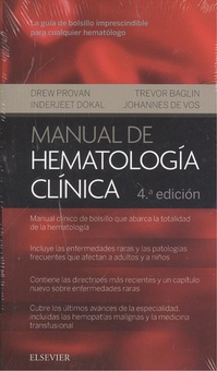 MANUAL DE HEMATOLOGÍA CLÍNICA La guía de bolsillo imprescindible para cualquier hematólogo