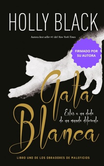 Gata blanca - Firmado