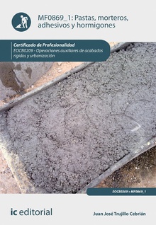 Pastas, morteros, adhesivos y hormigones. EOCB0209