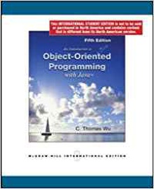 An Introduction to Object-Oriented Programming with Java