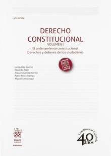 DERECHO CONSTITUCIONAL Vol.I