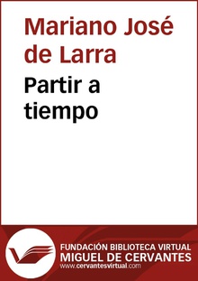 Partir a tiempo