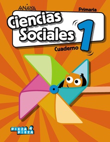 Cuaderno ciencias sociales 1uprimaria. pauta. pieza a pieza. madrid