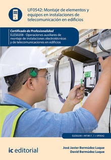 Montaje de elementos y equipos en instalaciones de telecomunicaciones en edificios. ELES0208