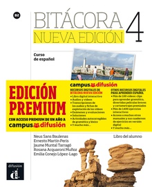 Bitácora 4 Nueva edición Nivel B2-Libro del alumno + MP3 descargable Premium 1er TRIM. 2018