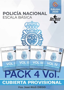 Pack Temario oposición escala básica policía nacional 4 volumenes