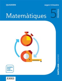 Quadern matematiques 2 5e.primaria. saber fer amb tu. valencia 2019