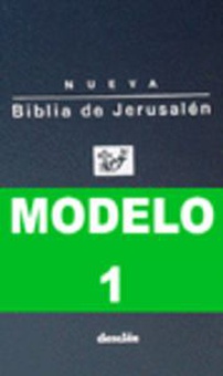 biblia de jerusalen edicion de bolsillo modelo 1