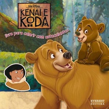 Kenai e koda: livro para colorir com autocolantes