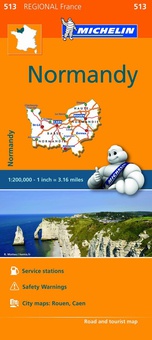 Normandy 513 Francia 2016 mapa regional