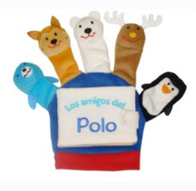 Mis amigos del polo (libro guante con títeres de dedo)