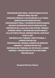 Responsabilidad penal y disciplinaria militar