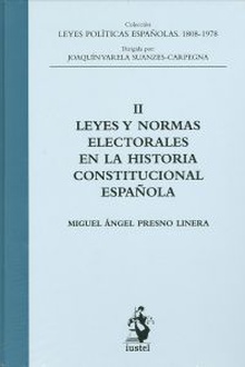 II.leyes normas electorales historia constitucional española