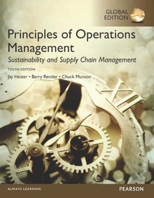 Principles of operations management: sustainability