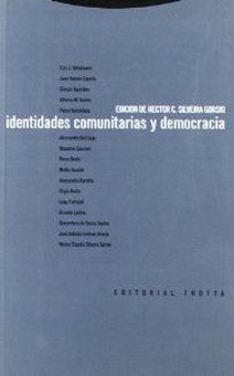 Identidades comunitarias y democracia