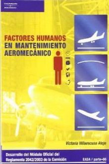 Factores humanos en mantenimiento aerodinamico.