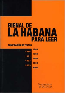 BIENAL DE LA HABANA PARA LEER Compilación de textos
