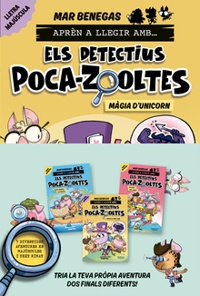 PACK Aprèn a llegir amb... Els detectius Poca-zooltes!  4,5 i 6