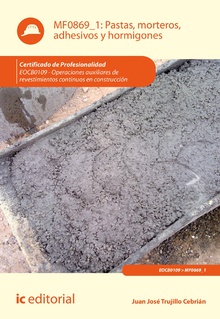 Pastas, morteros, adhesivos y hormigones. EOCB0109