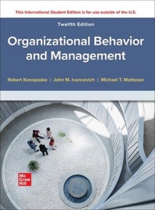 Ise organizational behavior and management