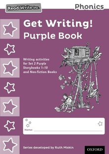Pack 10 read write inc.phonics get writing! purple book