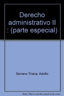 Derecho administrativo. ii