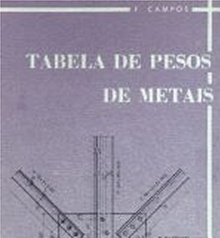 tabela de pesos de metais