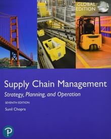 Supply chain management strategy planning and operation 7
