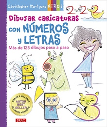 Dibujar caricaturas con números y letras Más de 125 dibujos paso a paso