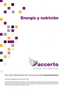 Energía y nutrición