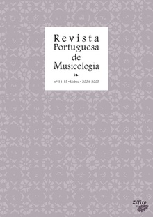 Revista portuguesa de musicologia - nes 14-15