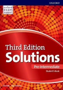 Solutions pre-intermediate student +op pack 3ed