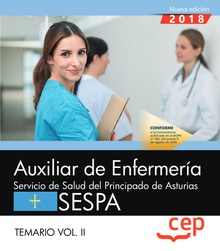 Auxiliar de Enfermería del Servicio de Salud del Principado de Asturias. SESPA.