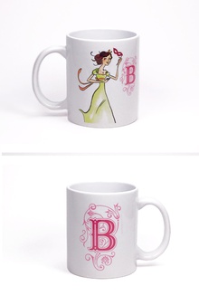Taza British Regency by Titania (Inicial B)
