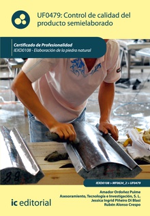 Control de calidad del producto semielaborado. IEXD0108