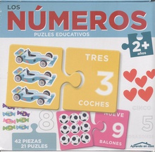 Los números (2+ aoos) - aprendo en casa - puzles educativos (42 piezas para 21 puzles)