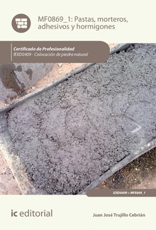 Pastas, morteros, adhesivos y hormigones. IEXD0409
