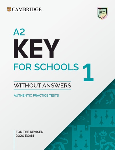 A2 key for schools 1 student with key revised exam
