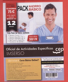 OFICIAL DE ACTIVIDADES ESPECÍFICA IMSERSO Pack ahorro básico