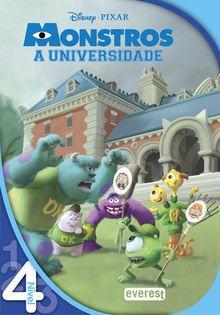 Monstros a universidade: leio com disney: leitura nível 4