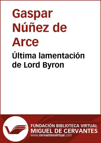 Última lamentación de Lord Byron