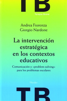 La intervención estratégica en los contextos educativos