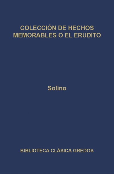 Colección de Hechos memorables o El erudito
