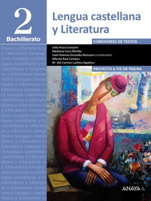 Lengua y literatura 2º Bachillerato.Proyecto A pie de página