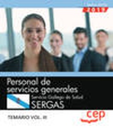 PERSONAL SERVICIOS GENERALES SERGAS Temario vol.III