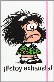 Mafalda: exhausta (grande)