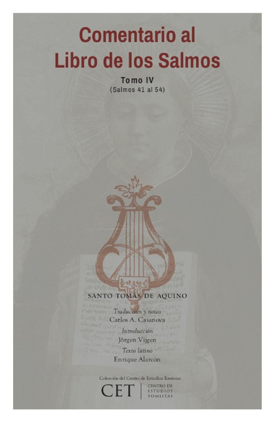 Comentario al Libro de los Salmos IV (salmos 41 a 54)